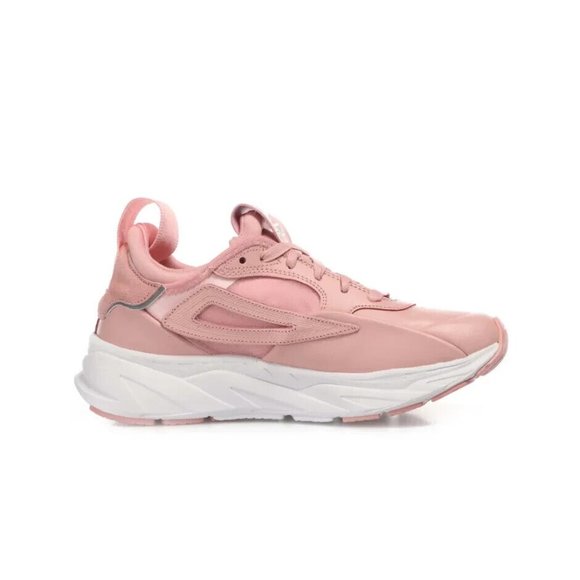 FILA AMORE LOW TRAINERS RUNNING SPORT SNEAKERS WOMEN SHOES PINK/WHITE SIZE 10 - Picture 1 of 13